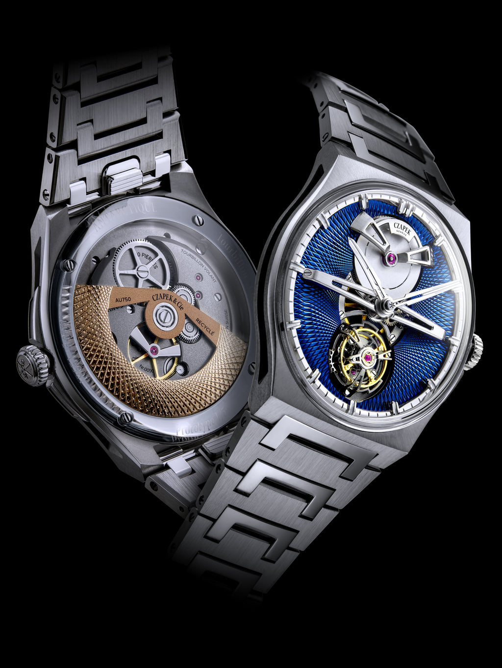 Antarctique Titanium Tourbillon - Cosmic Blue