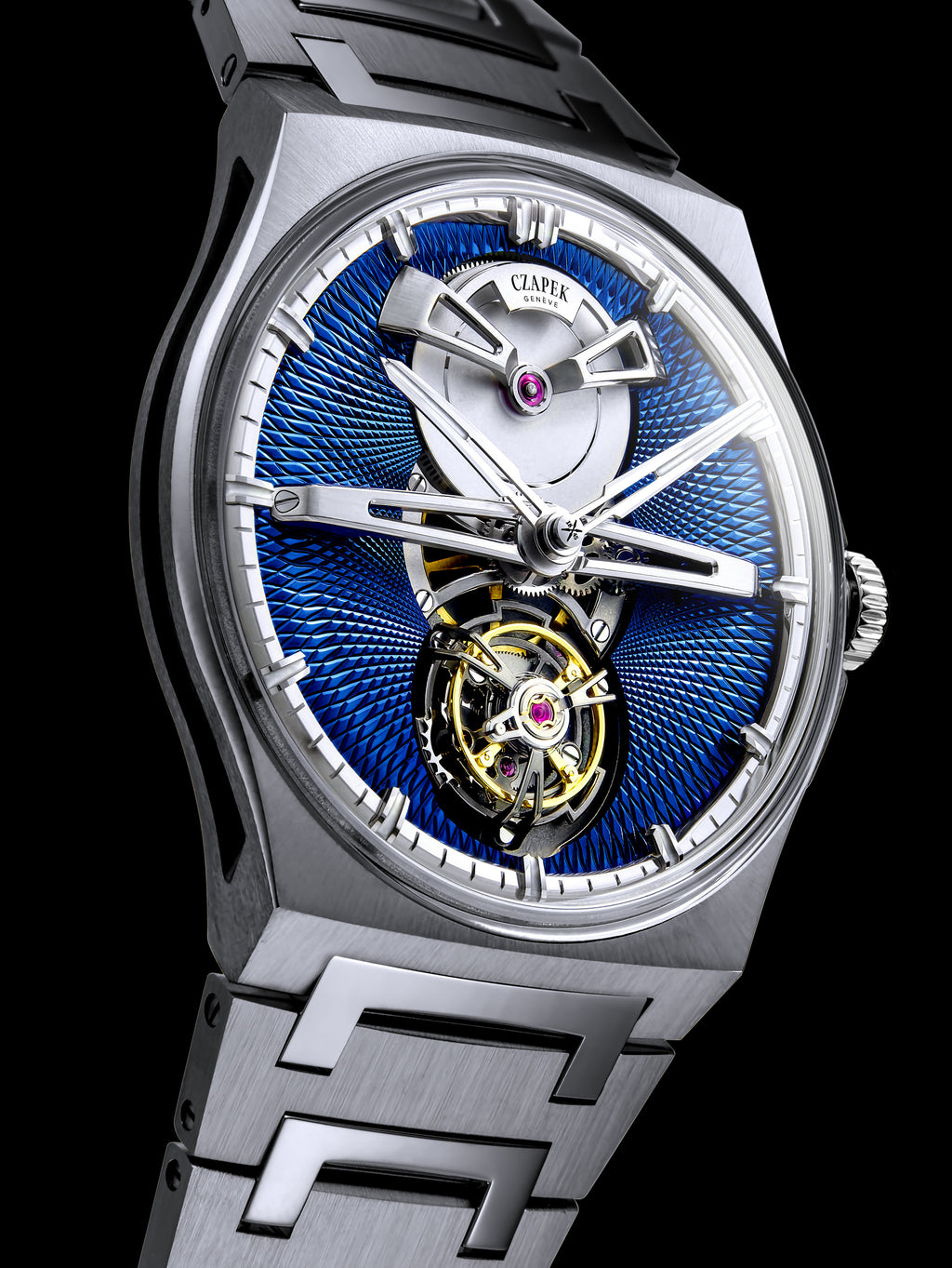 Antarctique Titanium Tourbillon - Cosmic Blue