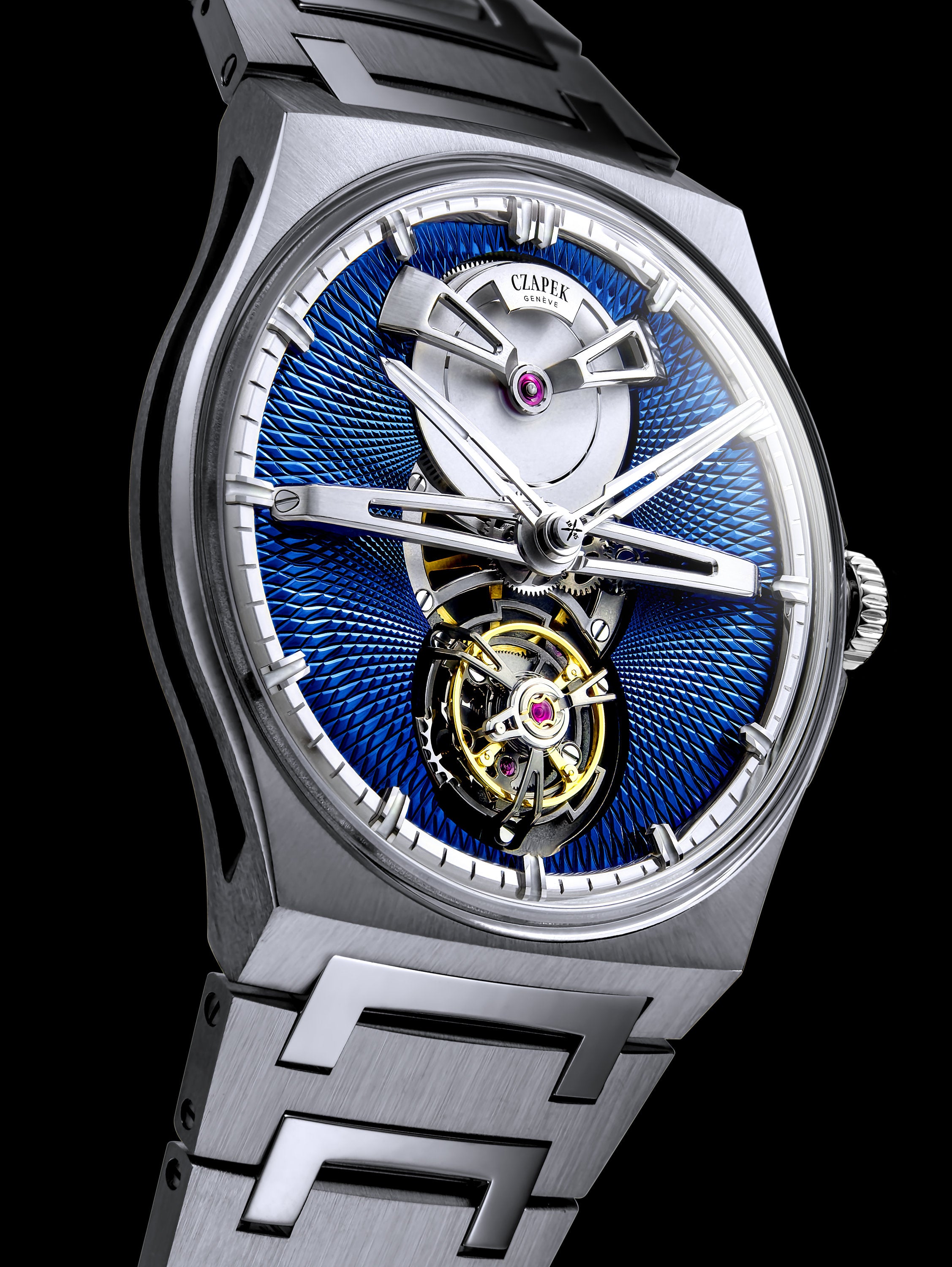Antarctique Titanium Tourbillon - Cosmic Blue